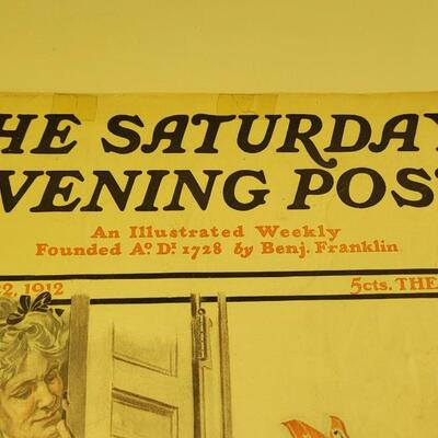 Lot 23: 1912 & 1914 The Saturday Evening Post