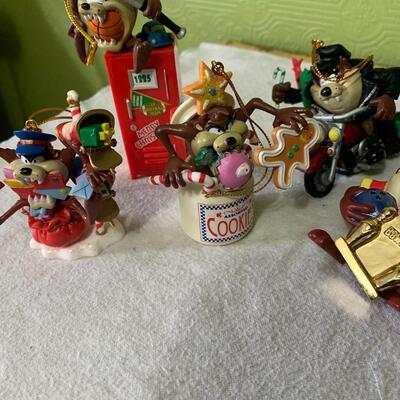 Tasmanian Devil ornaments 1996- 2001