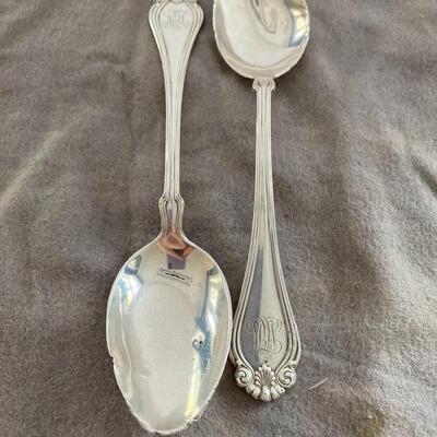 Sterling Silver Flatware Nine Assorted Pieces