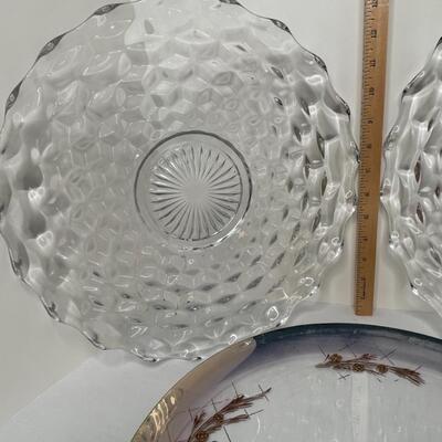 Large Glass Platters
