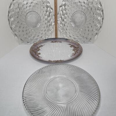 Large Glass Platters