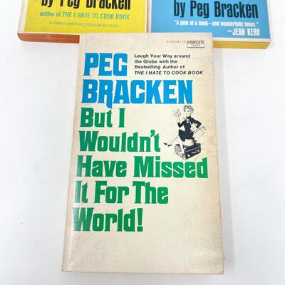 VINTAGE PEG BRACKEN PAPERBACK BOOK BUNDLE