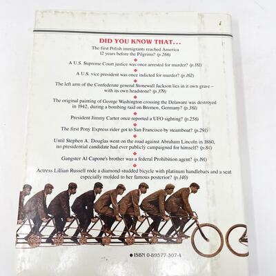 1989 READERâ€™S DIGEST â€œSTRANGE STORIES, AMAZING FACTS OF AMERICAâ€™S PASTâ€ LARGE HARDBACK BOOK