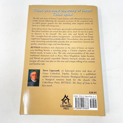 *SIGNED* 2015 â€œRETOLD: THE STORY OF JESUSâ€ BY STEVE LIPSCOMB - PRIEST OF GRACE EPISCOPAL, TOPEKA, KS