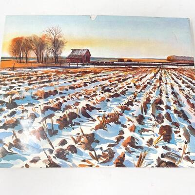 1975 â€œFARMLAND USAâ€ JAMES R. HAMIL WATERCOLOR LARGE HARDBACK BOOK