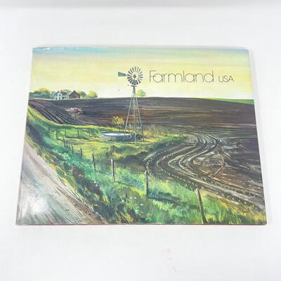 1975 â€œFARMLAND USAâ€ JAMES R. HAMIL WATERCOLOR LARGE HARDBACK BOOK