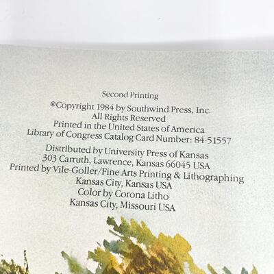 1984 â€œRETURN TO KANSASâ€ J. R. HAMIL WATERCOLOR LARGE HARDBACK BOOK