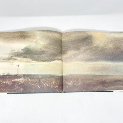 1984 â€œRETURN TO KANSASâ€ J. R. HAMIL WATERCOLOR LARGE HARDBACK BOOK