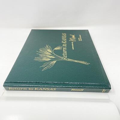 1984 â€œRETURN TO KANSASâ€ J. R. HAMIL WATERCOLOR LARGE HARDBACK BOOK