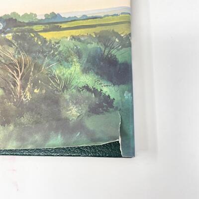 1984 â€œRETURN TO KANSASâ€ J. R. HAMIL WATERCOLOR LARGE HARDBACK BOOK
