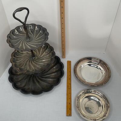 3 silver plated items