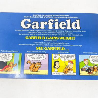 1981 â€œGARFIELD GAINS WEIGHTâ€ BY JIM DAVIS CARTOON BOOK