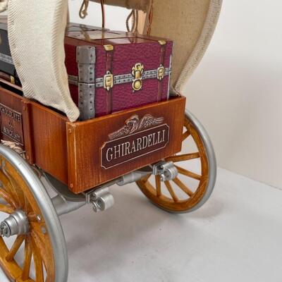 Ghirardelli covered wagon display
