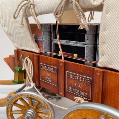 Ghirardelli covered wagon display