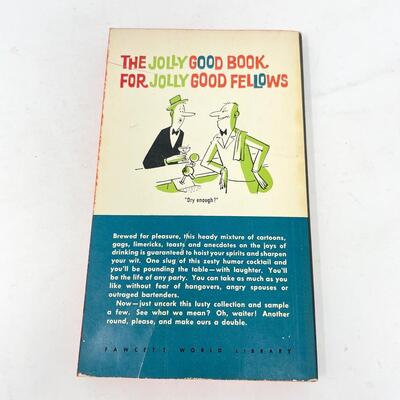 *1ST PRINTING* 1959 â€œDRINK AND BE MERRYâ€ CARTOON BOOK