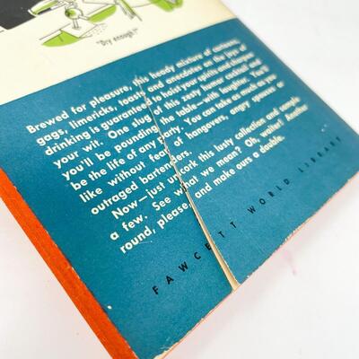 *1ST PRINTING* 1959 â€œDRINK AND BE MERRYâ€ CARTOON BOOK