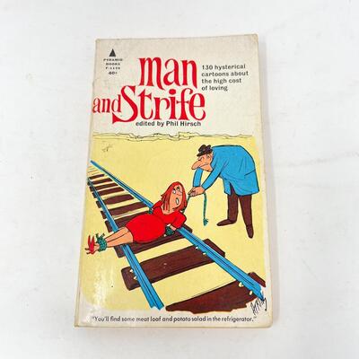 *1ST PRINTING* 1965 â€œMAN AND STRIFEâ€ CARTOON BOOK