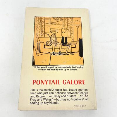 *1ST PRINTING* 1965 â€œPONYTAIL GALOREâ€ LEE HOLLEY CARTOON BOOK