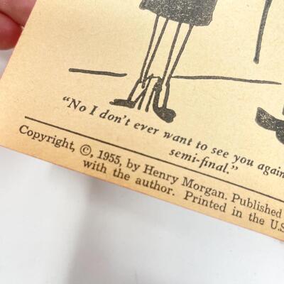 *AVON 1ST EDITION* 1955 â€œHENRY MORGANâ€™S JOKEBOOKâ€ CARTOON BOOK