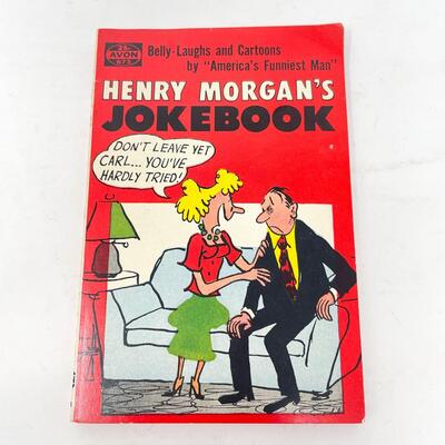 *AVON 1ST EDITION* 1955 â€œHENRY MORGANâ€™S JOKEBOOKâ€ CARTOON BOOK