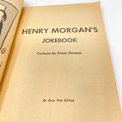 *AVON 1ST EDITION* 1955 â€œHENRY MORGANâ€™S JOKEBOOKâ€ CARTOON BOOK