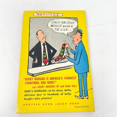 *AVON 1ST EDITION* 1955 â€œHENRY MORGANâ€™S JOKEBOOKâ€ CARTOON BOOK