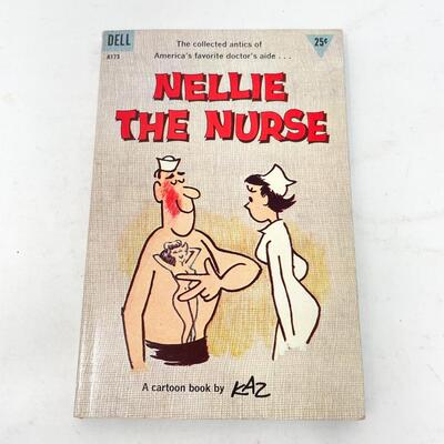 *1ST PRINTING* 1958 â€œNELLIE THE NURSEâ€ CARTOON BOOK