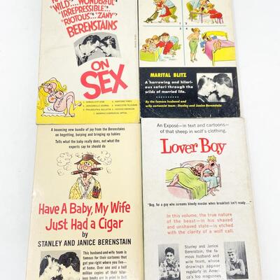 VINTAGE STAN & JAN BERENSTAIN CARTOON BOOK BUNDLE