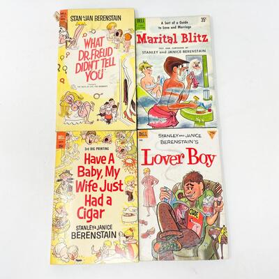 VINTAGE STAN & JAN BERENSTAIN CARTOON BOOK BUNDLE
