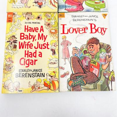 VINTAGE STAN & JAN BERENSTAIN CARTOON BOOK BUNDLE