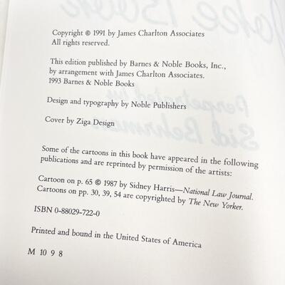 1991 â€œTHE LAWYER JOKE BOOKâ€ BY SID BEHRMAN HARDBACK BOOK