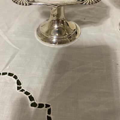 Two Sterling Silver Compote Dishes One Marked Tiffany & Co..