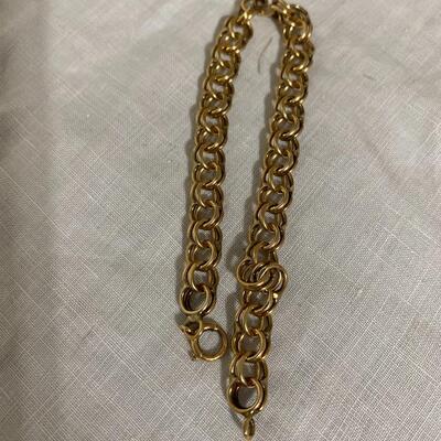 14 Karat Gold Chain Link Bracelet