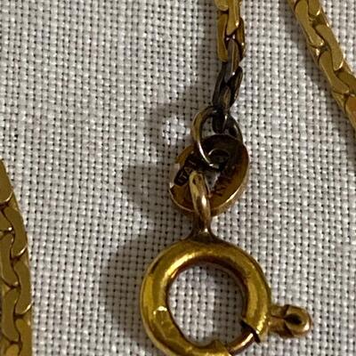 14 Karat Gold Chain Necklace 15 inches