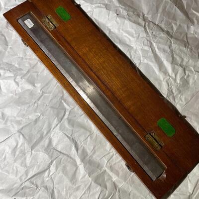 Vintage 1930s Ruler and case