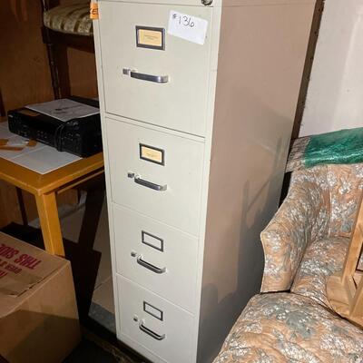 4 Drawer cabinet - locking with key