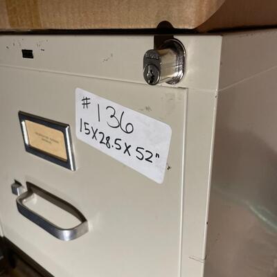4 Drawer cabinet - locking with key