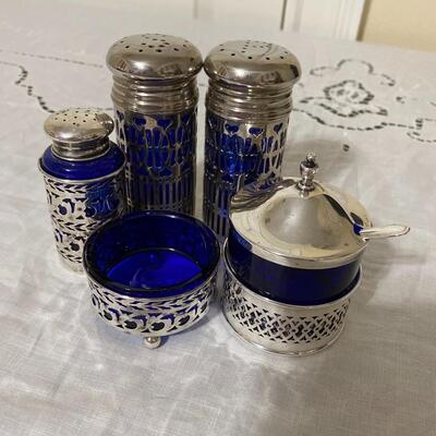 Sterling Silver Salt and Pepper Shakers and Salt Cellars