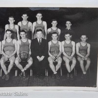 Vintage Photo - 1935 Basketball Team - Roundhead Ohio