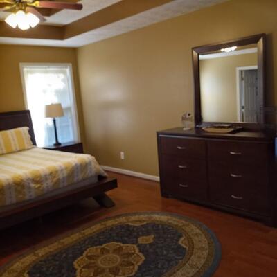 4 piece Queen frame bedroom suite