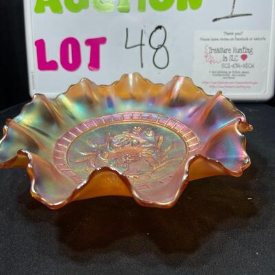 Carnival Glass Bowl