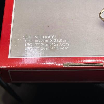3 piece tray set