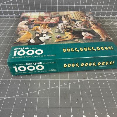 Dogs, Dogs, Dogs 1000 Piece Puzzle 