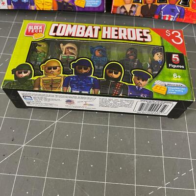 Block Tech Figurines 3 Boxes 