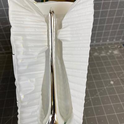 Visions Glass 11" Tree Topper GREEN 