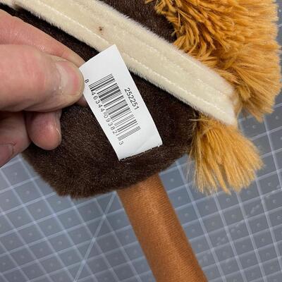 Plush Stick Horse New 
