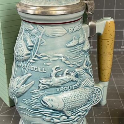 Avon Fishing Stein Collectible 