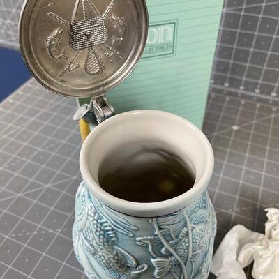 Avon Fishing Stein Collectible 