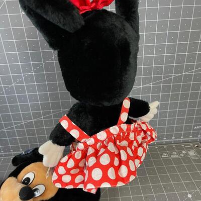 Mickey and Minnie Plush Hand Puppets 