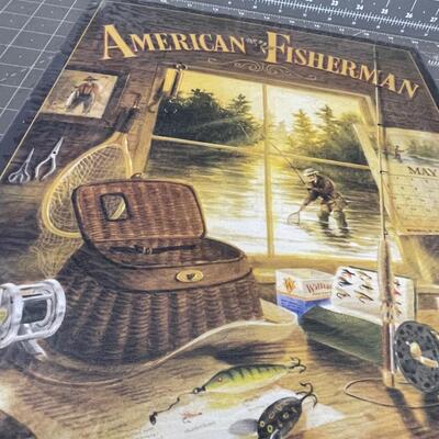 American Fisherman Tin Sign